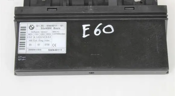 BMW 5 E60 E61 Voice control module 6969011