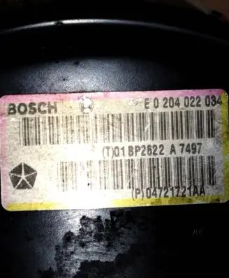 Chrysler Town & Country IV Brake booster E0204022034