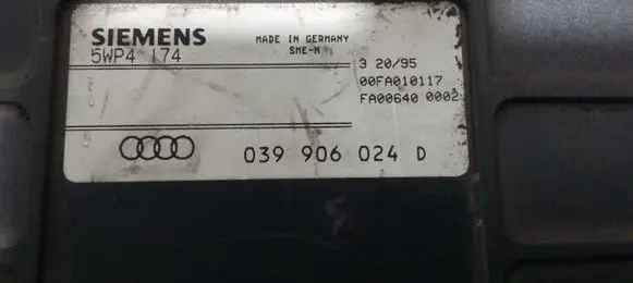 Audi A6 S6 C4 4A Engine control unit/module 039906024D 5WP4174