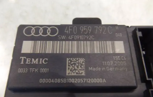 Audi A6 S6 C6 4F Door control unit/module 4F0910792C