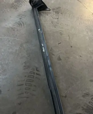 Rear door glass trim molding