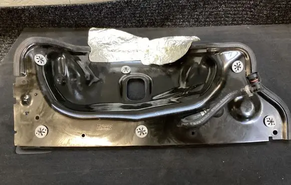 Heat shield in engine bay
