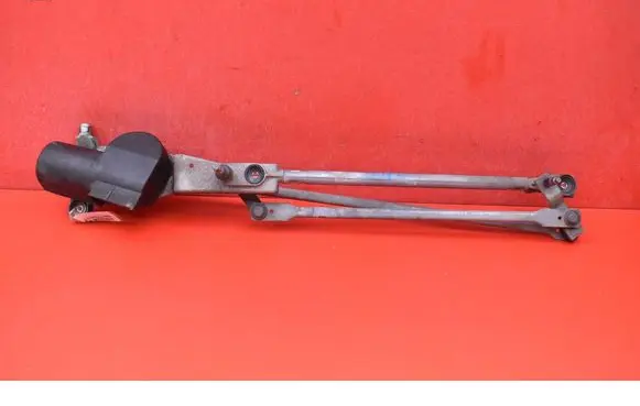 Front wiper linkage and motor