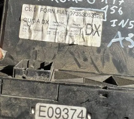 Alfa Romeo 147 Climate control unit 07353063520