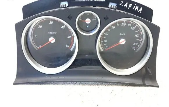 Opel Zafira B Speedometer (instrument cluster) 13308989 SW7655