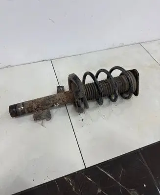 Front shock absorber with coil spring