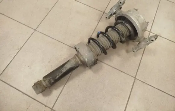 Porsche Cayenne (92A) Rear shock absorber with coil spring 