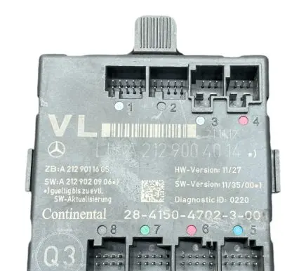 Mercedes-Benz C W204 Door control unit/module A2129004014 A2129011605 2129020906