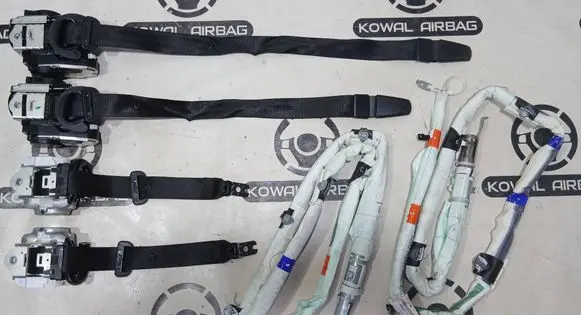 Audi A4 S4 B9 Set of seat belts 8W0857706J 8W0857705J 8W9880742D