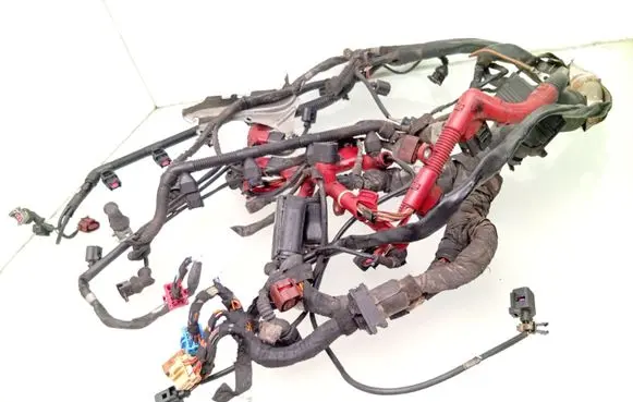 Audi A8 S8 D3 4E Engine installation wiring loom 4E1971713Q