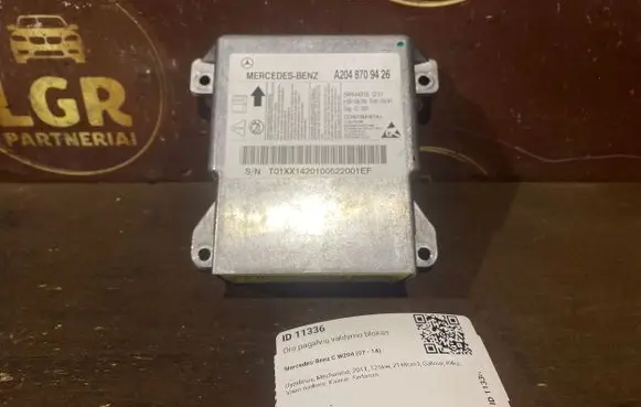 Mercedes-Benz C W204 Airbag control unit/module A2048709426