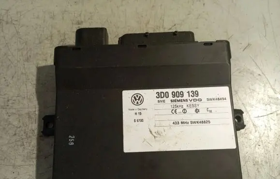 Volkswagen Phaeton Other control units/modules 3D0909139 5WK48494 5WK48825