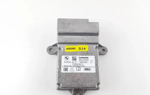 BMW 5 G30 G31 G38 Airbag control unit/module 5B90328 65775B90328 315B9032801