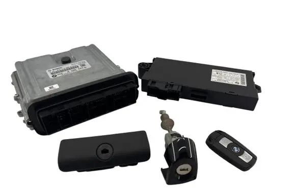 BMW 3 E90 E91 Engine ECU kit and lock set 0281016119 8506444 030034379