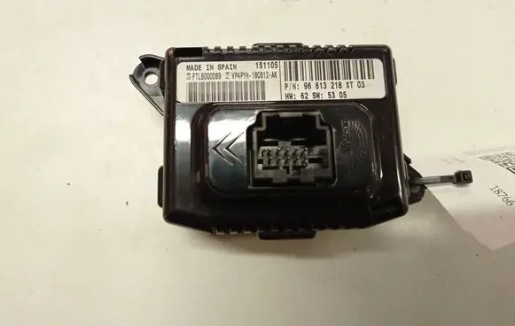 Citroen C6 Climate control unit 96613218XT03