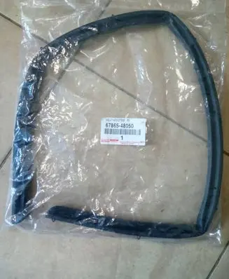 Rubber seal rear door