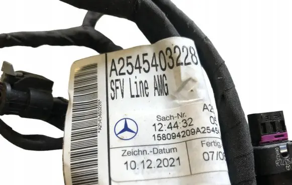 Mercedes-Benz GLC C254 Parking sensor (PDC) wiring loom A2545403228