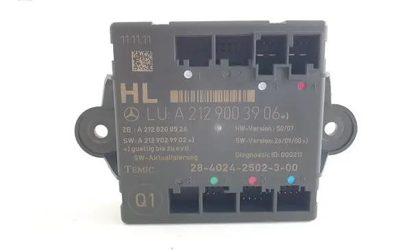 Mercedes-Benz C W204 Door control unit/module A2129003906