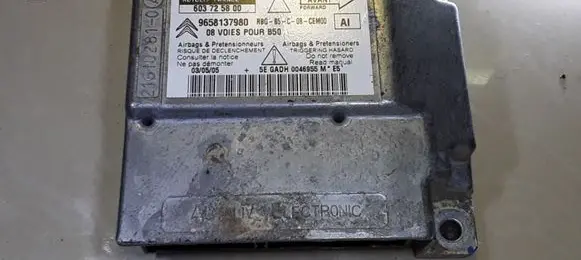 Citroen C4 I Airbag control unit/module 9658137980 603725800