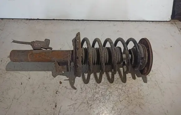 Front shock absorber with coil spring
