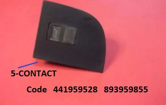 Audi V8 Electric window control switch 441959528 893959855