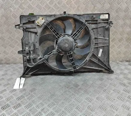 Radiator cooling fan shroud