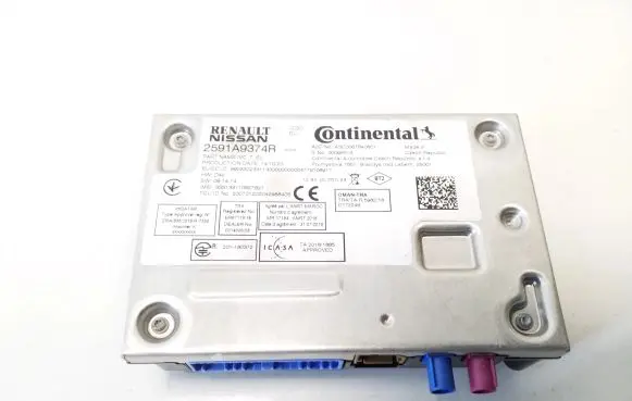 Renault Zoe Other control units/modules 2591A9374R