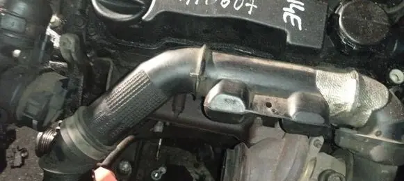 Peugeot 307 Intercooler hose/pipe 9653778480