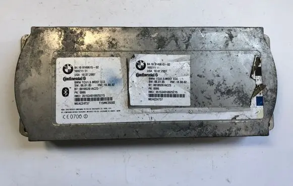 BMW 5 E60 E61 Bluetooth control unit module 9149615 8410914961502 001B5261AC23