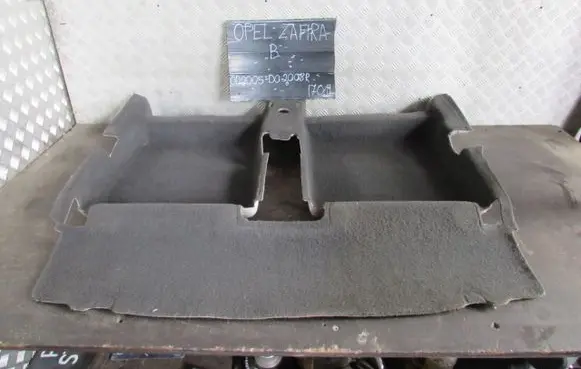 Opel Zafira B Rear floor carpet liner 