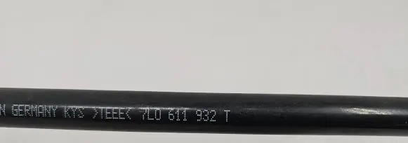 Volkswagen Touareg I Vacuum line/pipe/hose 7l0611932t