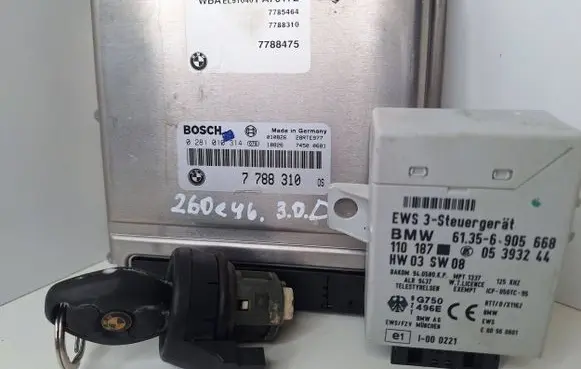 BMW 3 E46 Air suspension control unit module (rear) 7788475 0281010314 7788310