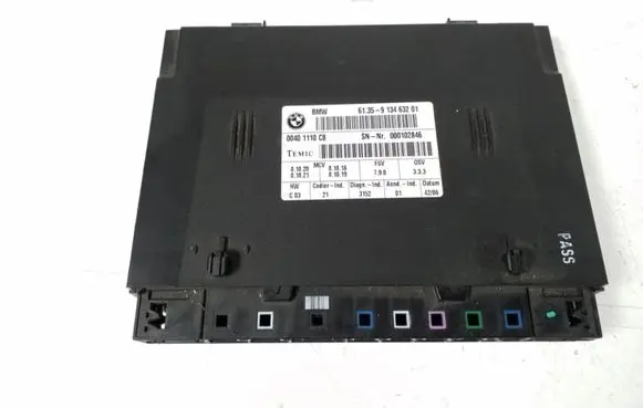 BMW 7 E65 E66 Seat control module 9134632