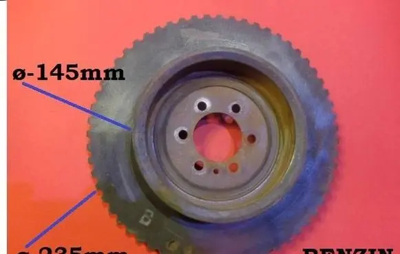 BMW 3 E36 Crankshaft pulley 17303011