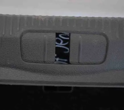 Volkswagen PASSAT B7 Trunk/boot sill cover protection 3C5863459