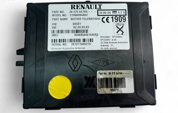 Renault Kangoo II Other control units/modules 282756479R