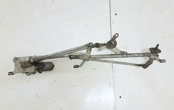 Front wiper linkage and motor