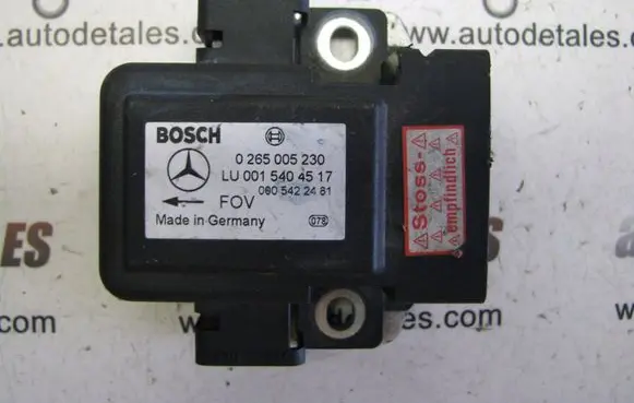 ESP acceleration yaw rate sensor