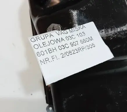 Volkswagen Caddy Oil sump 03C103601BH 03C907660M