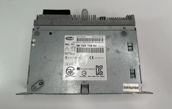 Peugeot 308 Radio/CD/DVD/GPS head unit 9810475880