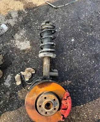 Volkswagen PASSAT CC Front wheel hub spindle knuckle 