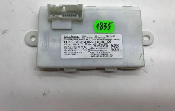 Mercedes-Benz E W213 Keyless (KESSY) go control unit/module A2139001610 A2139018103