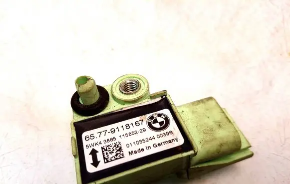 BMW 5 E60 E61 Airbag deployment crash/impact sensor 9118167 5WK43865 11585229