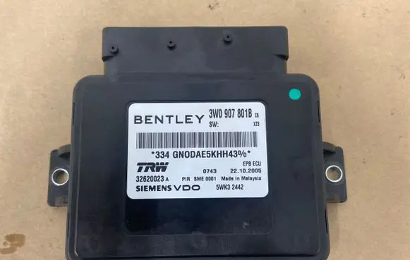 Bentley Continental Hand brake control module 3W0907801B 5WK32442 32620023A