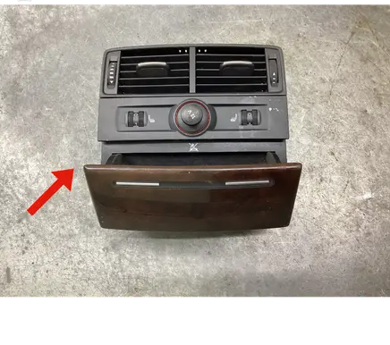 Audi A8 S8 D3 4E Dash center air vent grill 4E0864131 4E0819203A
