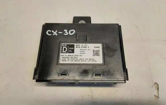Mazda CX-30 Door control unit/module B0J8675M0DJLK01