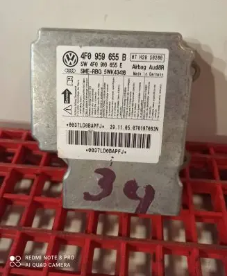 Audi A6 S6 C6 4F Airbag control unit/module 4F0959655B 07H29S0260 4F0910655E