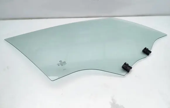 Peugeot 208 I Front door window glass four-door