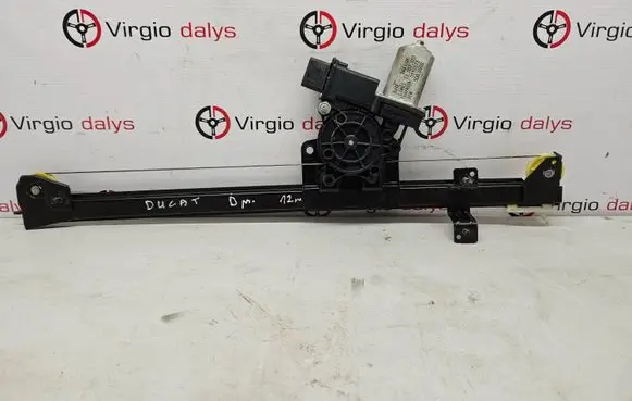 Fiat Ducato Front door window regulator with motor 1304019070