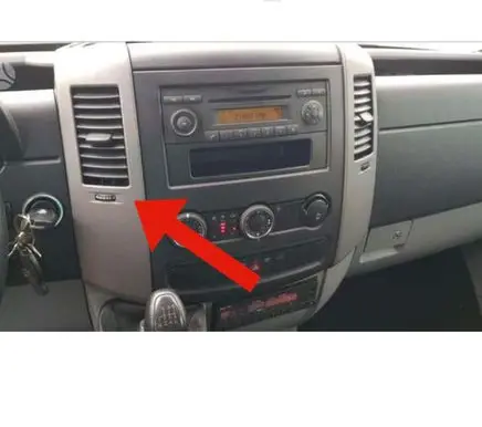 Mercedes-Benz Sprinter W906 Dashboard center trim panel A9066890037 DN137161